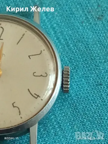 Стар механичен часовник дамски Лъч СССР 15 камъка за ремонт части КОЛЕКЦИЯ 48042, снимка 3 - Антикварни и старинни предмети - 50419544