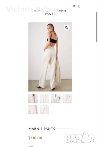 Луксозен панталон FREDA Канада,лен, снимка 11 - Панталони - 40530562