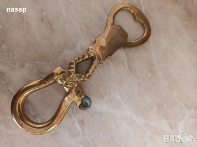 Бронзова морска отварачка за колекция, снимка 3 - Антикварни и старинни предмети - 52184195