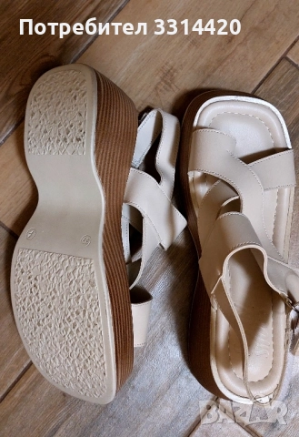 леки и комфортни сандали на платформа 39 , снимка 2 - Сандали - 52283756