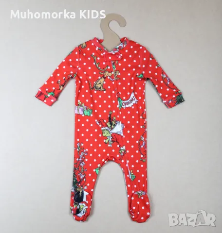 бебешка пижама / гащеризон Pottery barn Kids 50 0-3 56 62 3-6 68 6-9 74 9-12 80 12-18 86 18-24, снимка 3 - Бебешки гащеризони - 48138780