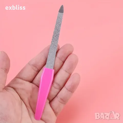 Двустранна мини пила за маникюр и педикюр, снимка 2 - Други - 49224119