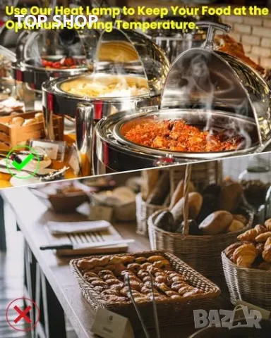 Нови Мощни крушки за Затопляне на Храна 240v J118 - 4 броя 500W лампи, снимка 7 - Лампи за стена - 49202975