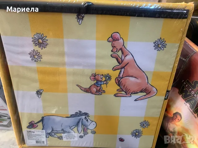 Табуретка "Мечо Пух" / Детска Табуретка с място за съхранение, снимка 4 - Мебели за детската стая - 50347194