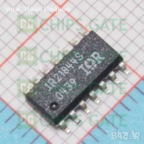 IR21844S мощен MOSFET/IGBT драйвер 600 V, 1.8A мостови и полумостови инвертори в корпус 14-Lead SOIC, снимка 1 - Друга електроника - 39983150