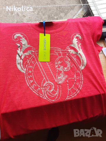  Нова дамска тениска Versace Jeans, размер  S. Оригинална!, снимка 9 - Тениски - 22142341