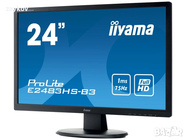монитор IIYAMA ProLite E2483HS , снимка 3 - Монитори - 53159837