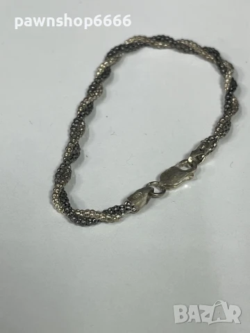 Сребърна гривна 925, снимка 5 - Гривни - 51249876
