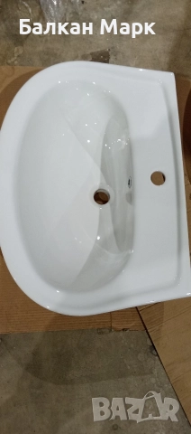 Мивка / Мивки за баня Clean Star – порцелан, нови, 60x45 / 60x48, снимка 5 - Мивки - 52827289