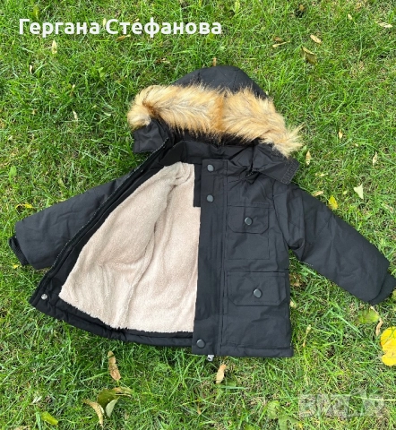 Дебело зимно яке /тип парка  Размери -1г.2г.3г.4г.5г. Цена-55 лв, снимка 2 - Детски якета и елеци - 51993235