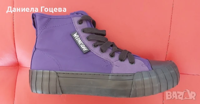 Кецове Wednesday, Zara, лилави, номер 37, снимка 2 - Кецове - 51064257