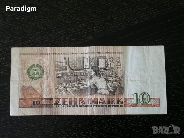 Банкнота - Германия - 10 марки | 1971г., снимка 2 - Нумизматика и бонистика - 33567567