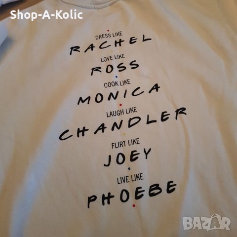 Vintage 90's H&M FRIENDS Warner Bross Crewneck Sweatshirt, снимка 3 - Суичъри - 39270453