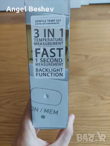Инфрачервен термометър OMRON Gentle Temp 521, снимка 4 - Други - 48497671