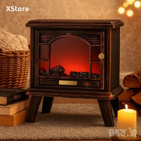 Ретро камина с ефект на пламък – уют и атмосфера навсякъде, снимка 4 - Други стоки за дома - 51924276