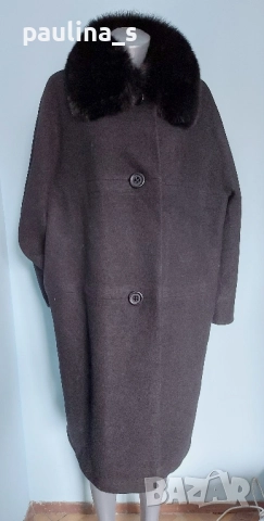 Винтидж аутлет / 2 бр. Вълнено палто с естествена кожа с косъм "Rue de Grenelle" и "Antoinette", снимка 13 - Палта, манта - 47980241
