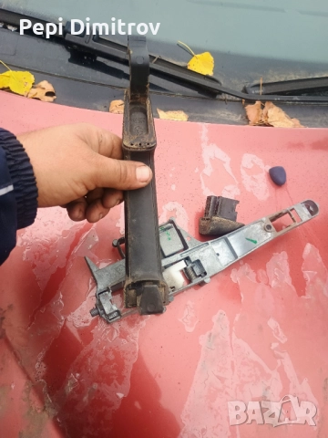 Предна лява дръжка + основа за отваряне врата Peugeot 207 (2006-2015, Пежо 207, снимка 2 - Части - 51982637