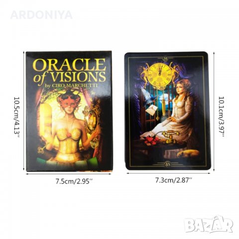 Oracle of Visions - оракул карти, снимка 8 - Други игри - 37404432