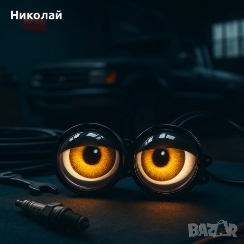 Комплект 3D LED очи – дневни светлини за автомобили, снимка 3 - Аксесоари и консумативи - 53255539