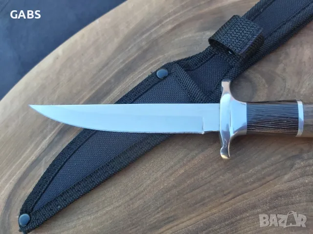 Ловен нож с текстилна кания, снимка 3 - Ножове - 49266825