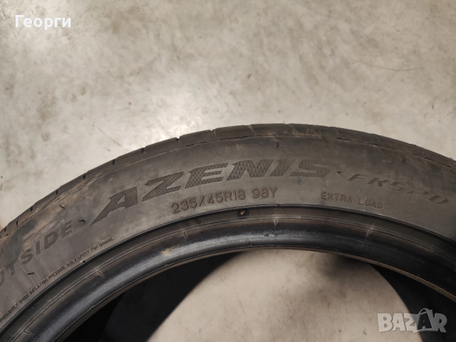 2бр.летни гуми 235/45/18 Falken, снимка 4 - Гуми и джанти - 52466938