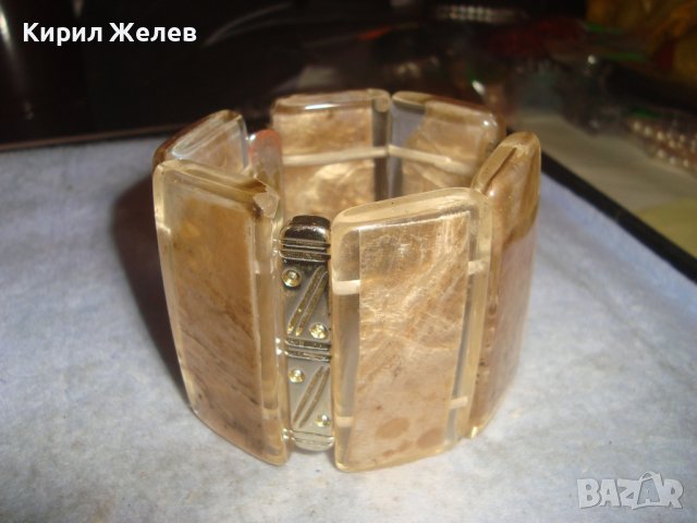 ФЕШЪН - АРТ ХЕНД - МЕЙД КРАСИВА ЕФЕКТНА СТИЛНА ГРИВНА СЕДЕФ и КАТАЛИН 30161, снимка 6 - Гривни - 37851523