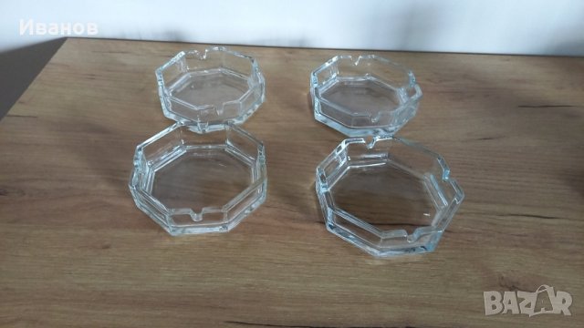 Стъклени чаши и пепелници, снимка 2 - Чаши - 37336006