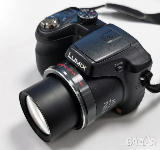 Фотоапарат Panasonic Lumix DMC-LZ20 - 16.1MP, 21x зуум, пълен комплект, като нов, снимка 3 - Фотоапарати - 53588187