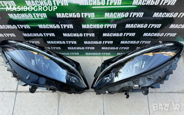 Фарове Black Line фар за Мерцедес C-класа Mercedes W205, снимка 2 - Части - 47786919