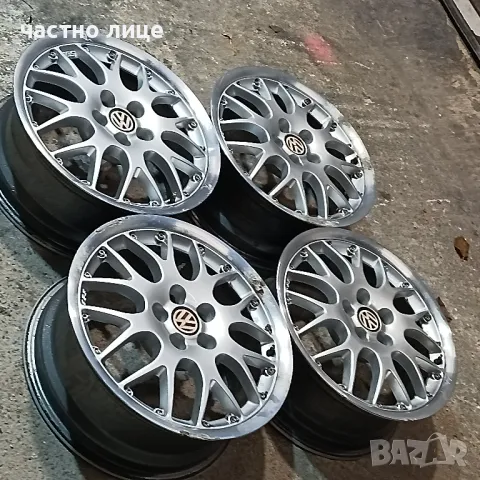 BBS   оригинални VW  разглобяеми 16 цола 5Х100, снимка 14 - Гуми и джанти - 48414185