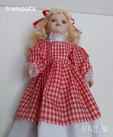 ТОП ОФЕРТА -50%  Немска Порцеланова кукла ,ръчно рисувана., снимка 6 - Колекции - 52326069