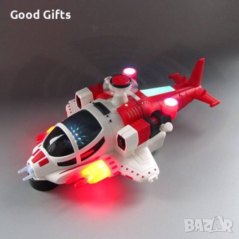 Детски хеликоптер със звук и светлина, снимка 3 - Влакчета, самолети, хеликоптери - 42949385