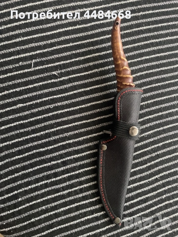 Нож с интересна дрьжка, снимка 2 - Ножове - 51998136