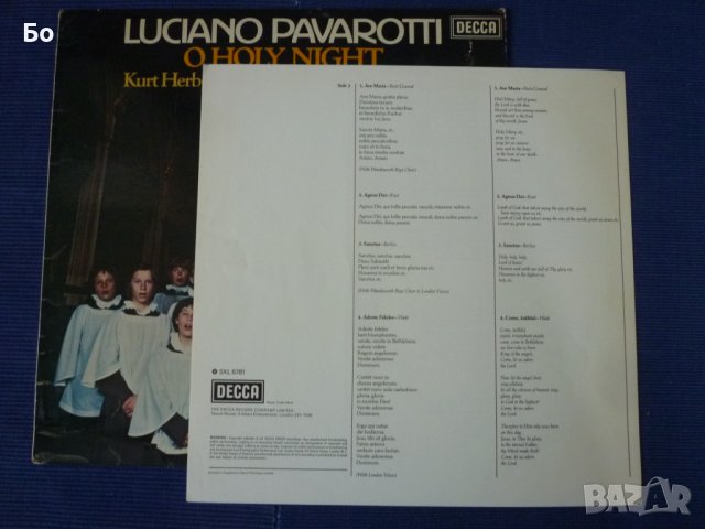 грамофонни плочи Luciano Pavarotti - O holly night, снимка 6 - Грамофонни плочи - 43492984