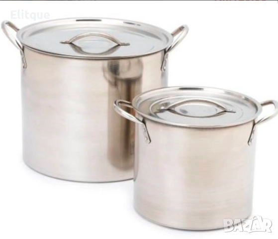 Тенджери от неръждаема стомана, 4 броя, снимка 5 - Съдове за готвене - 52897244