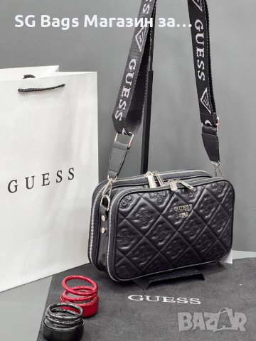 Guess дамска чанта през рамо луксозна чанта стилна чанта код 253, снимка 3 - Чанти - 44001798