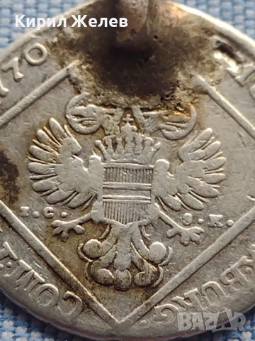 Сребърна монета 30 кройцера 1770г. Мария Терезия Виена Австрия 25226, снимка 9 - Нумизматика и бонистика - 42983611