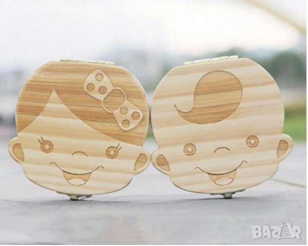 Дървена кутия за млечни зъби, снимка 2 - Образователни игри - 27204698