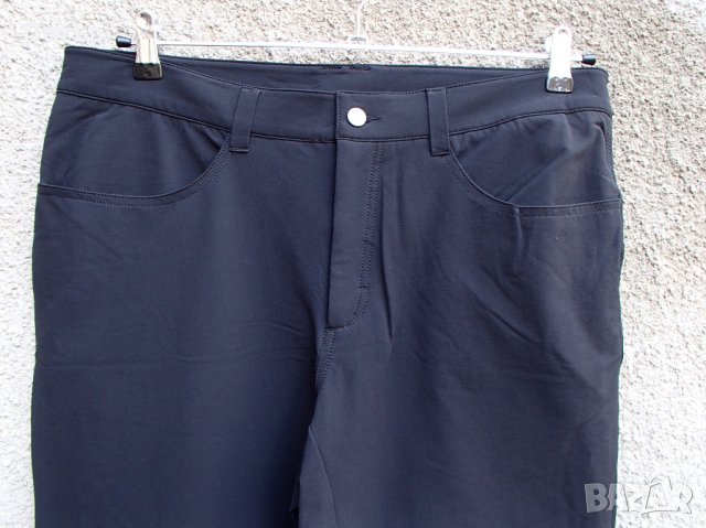 Продавам нов мъжки черен качествен пролетноесенен разтеглив бързосъхнещ панталон Haglofs, снимка 2 - Панталони - 28162900