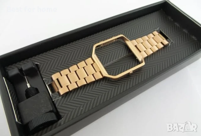 PLATINUM каишка от неръждаема стомана за Fitbit Blaze Watch, снимка 3 - Каишки за часовници - 50697443
