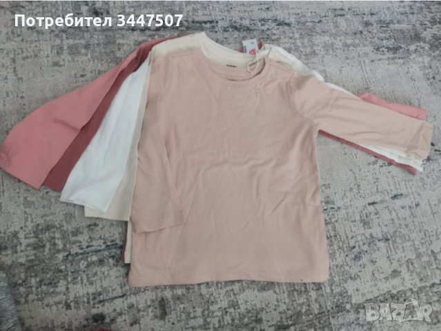 нов комплект блузи размер 2-3г