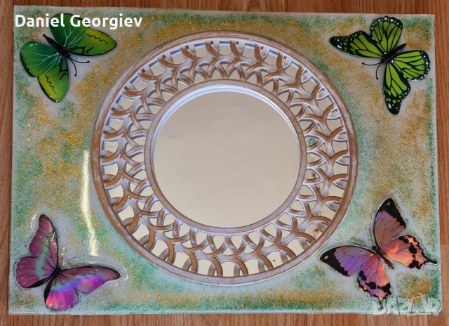 Огледала с епоксидна смола, снимка 3 - Декорация за дома - 43929527