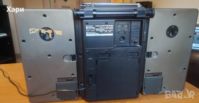 Радио касетофон /Ghettoblaster/Hitachi TRK-9140E, снимка 11 - Радиокасетофони, транзистори - 53387149