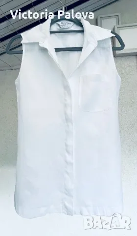 MaxMara оригинал модерен топ/елек 100% лен