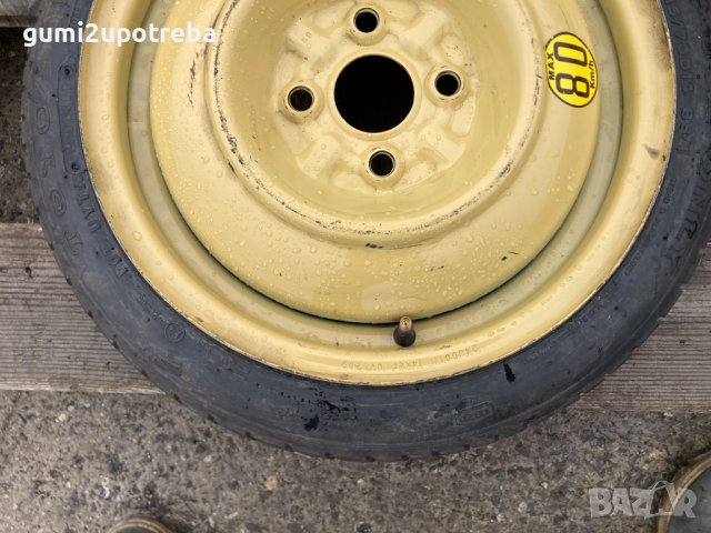 14 резервна джанта патерица 4х100 MAZDA2 Мазда 2- 115/70/14, снимка 3 - Гуми и джанти - 43646042