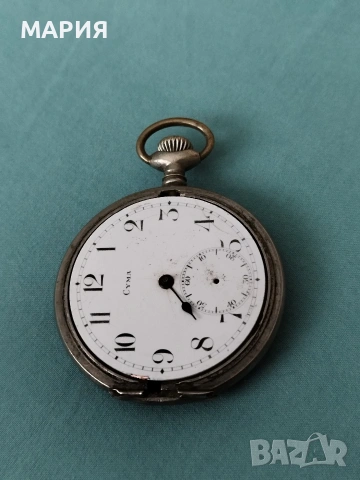 CYMA - Винтидж швейцарски джобен часовник , снимка 5 - Антикварни и старинни предмети - 53286015