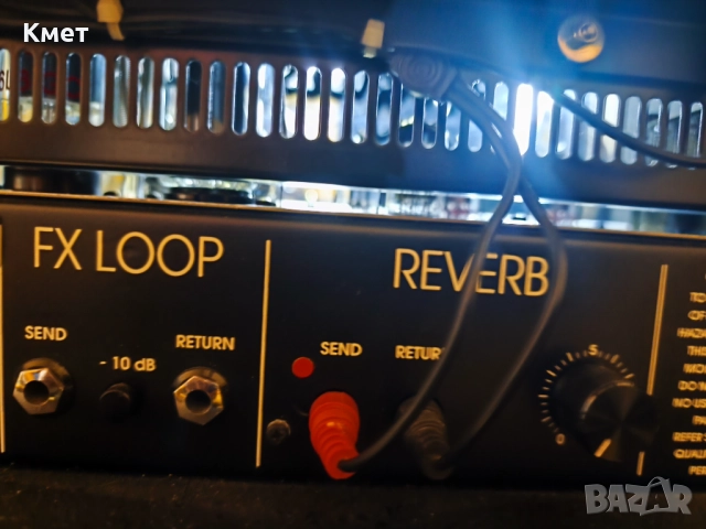 !!!ЗАПАЗЕН ДО 14.12!!! 100W 6 канала Hughes & Kettner Triamp MKI+MSM-1 MIDI + footswitch + reverb, снимка 8 - Китари - 51649307