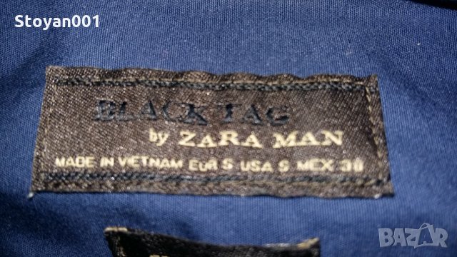 Мъжка риза - ZARA SLIM FIT S, снимка 5 - Ризи - 27735131