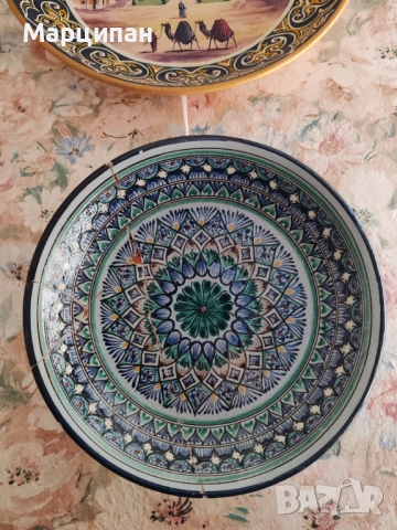 Керамични чинии от Узбекистан, снимка 7 - Антикварни и старинни предмети - 53118993