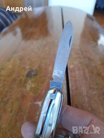 Стар джобен нож,ножче,ножка #128, снимка 5 - Други ценни предмети - 51467132